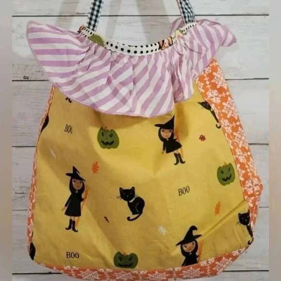 Matilda Jane Something Brewing Girl’s Tote Trick Or Treat Halloween Bag - Picture 4 of 13